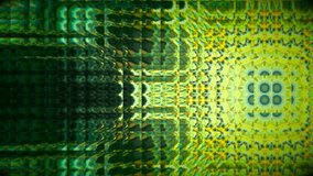 Colorful Kaleidoscopic Video Background Loop ,green natural abstract background