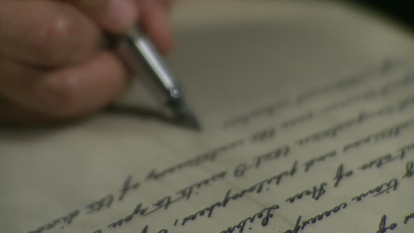 Ancient writer Royalty-Free Stock Footage #8566282