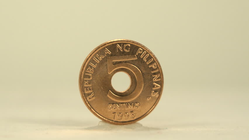 5 Cents Of Philippine Peso Stock Footage Video 100 Royalty Free Shutterstock