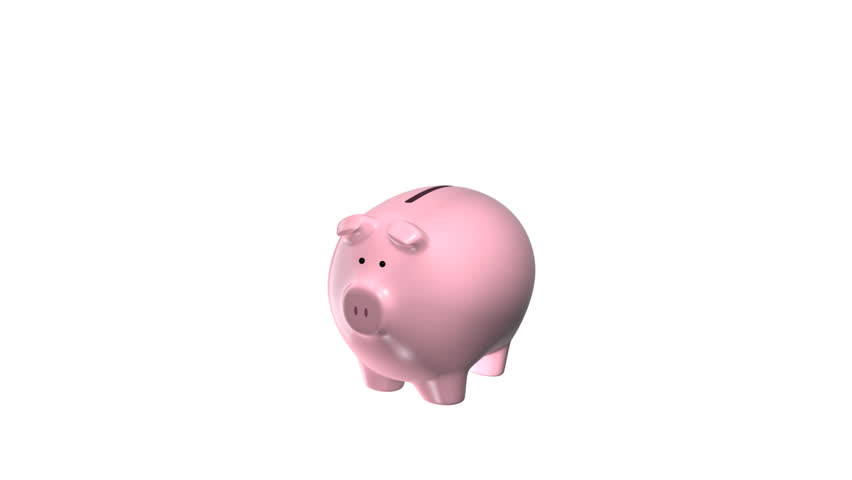 animated piggy bank