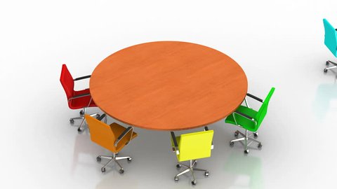 Round Table White Background Created Stock Footage 100 Royalty Free 8522434 Shutterstock Round Table White Background Created, Why Was The Round Table Created