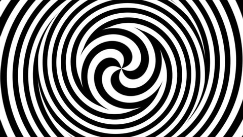 black white psychedelic optical illusion abstract Stock Footage Video ...