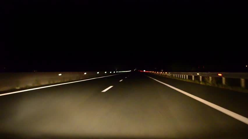 Driving On Highway Road at Stock Footage Video (100% Royalty-free