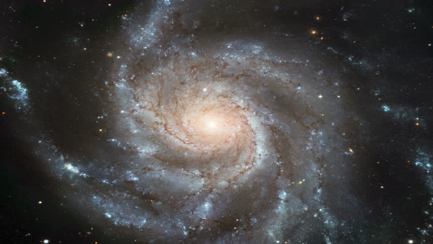 Galaxy Zoom Spiral - NASA Hubble Telescope (4k, 1080p HD, Timelapse) | Shutterstock HD Video #8609923