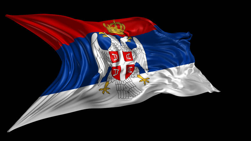 Flag of Serbian Krajina 3d Stock Footage Video (100% Royalty-free ...