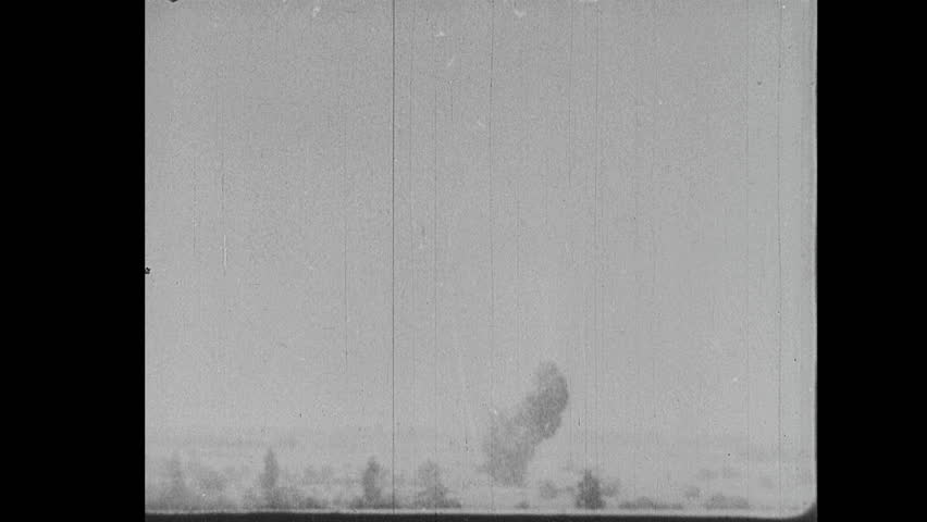 EUROPE - CIRCA 1942-1944: World War II, Nazi Dive Bomber Explosions