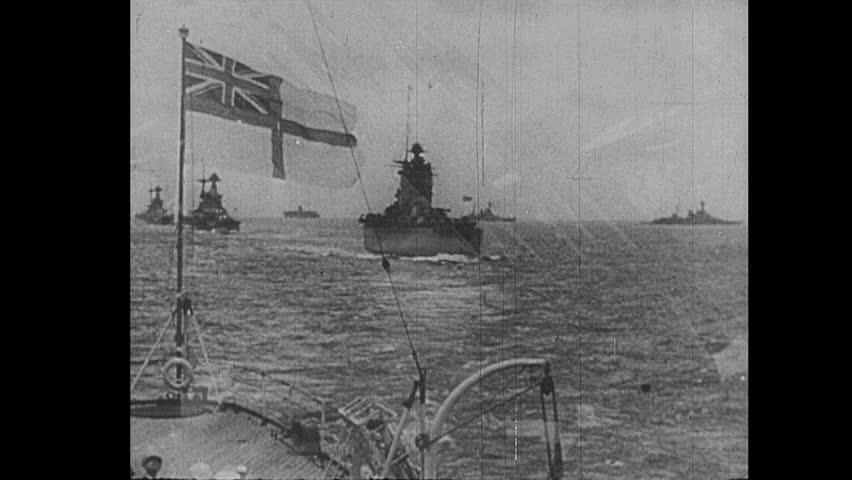 EUROPE - CIRCA 1942-1944: World War II, British Battleships and Bombers