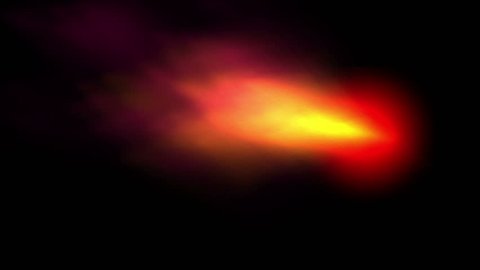 4k Hot Fire burning comet background,Abstract powerful meteor particle meteorites rocket power energy. 0213_4k