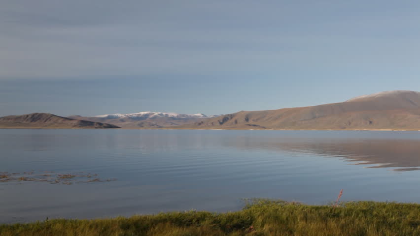 Mountain Hiking in Mongolian Altai at Dayan Nuur lake