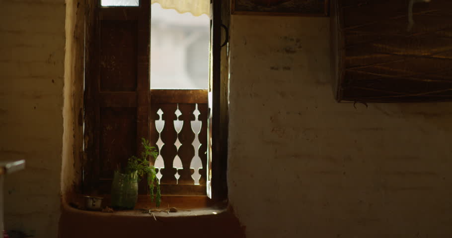 Interior of a traditional Nepal home in Bhaktapur, Nepal. Shot on Red Scarlet.