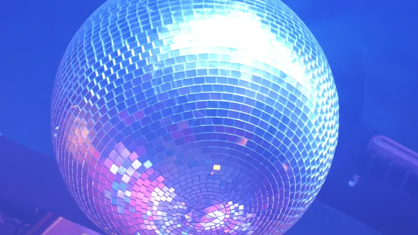 disco ball light reflection nightclub hd Stock Footage Video (100% ...