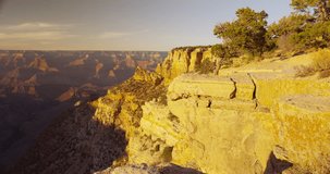 Sunset view The Grand Canyon from the South Rim. Shot on Red Epic at 5k resolution.