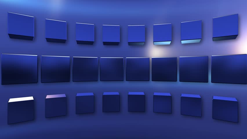 Virtual News Studio Style Blue Stock Footage Video 100 Royalty Free Shutterstock