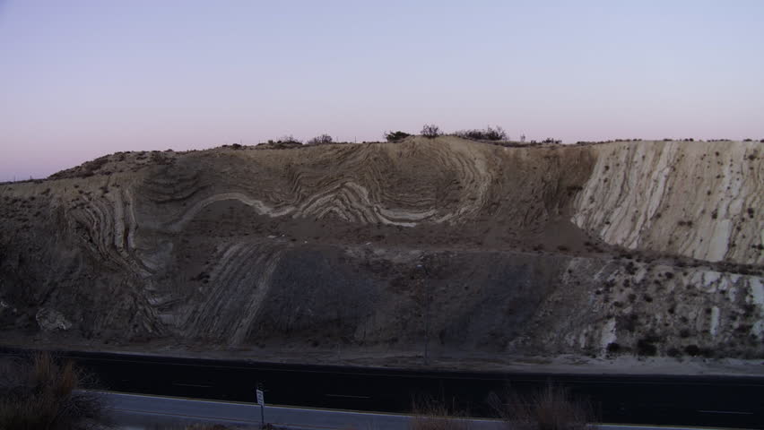 San Andreas Fault cross section.