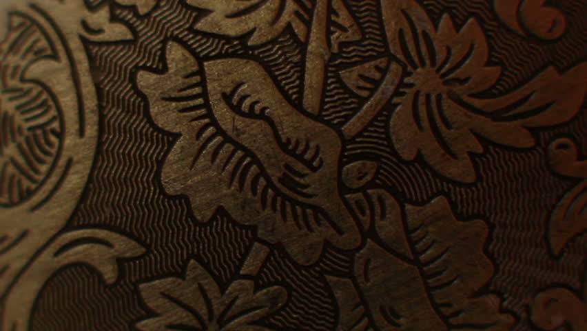 Rotation Golden Flower Background