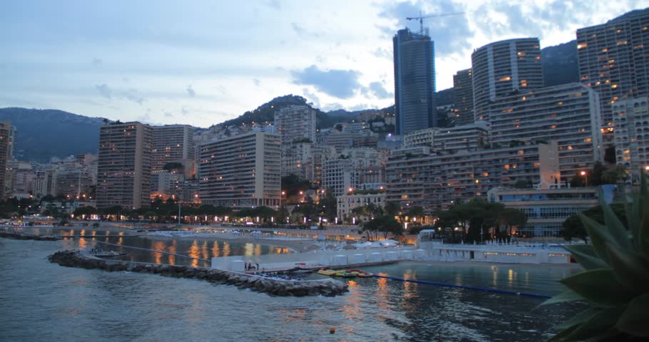 Monaco at Sunset in 4K