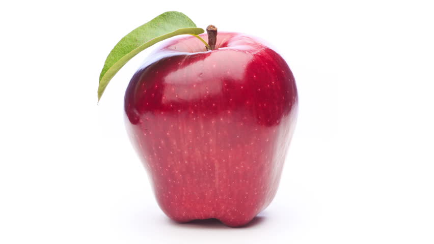 Rotating Red Apple Isolated On White Stock Footage Video 100 Royalty Free 8724469 Shutterstock