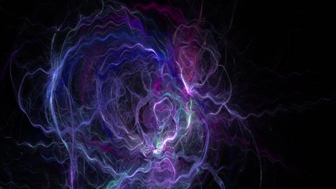 Abstract motion waves of light - Animated screen saver background
