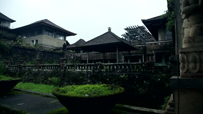 Abandoned hotel in Bali