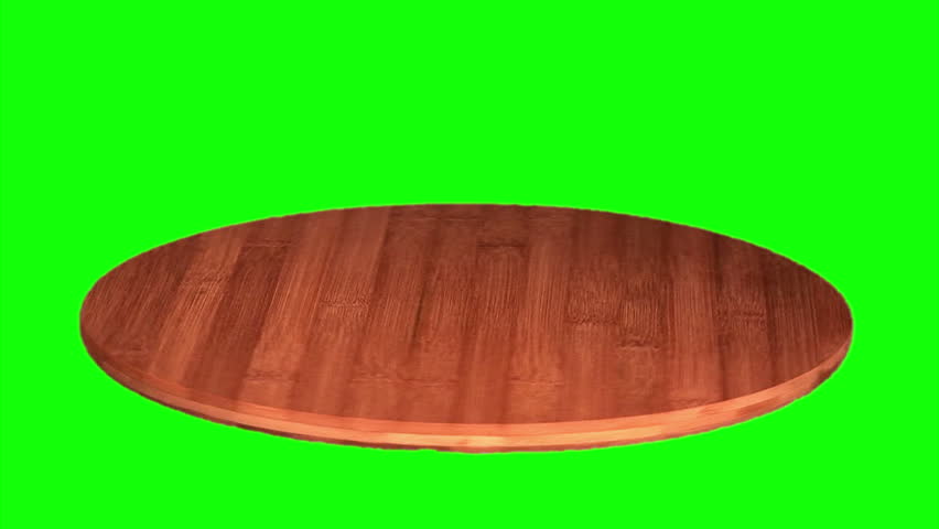 Round Wooden Board Rotating On Stock Footage Video 100 Royalty Free 8734894 Shutterstock