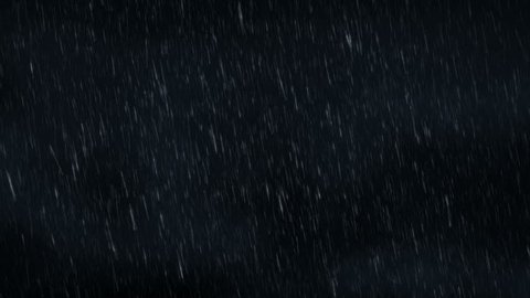 Heavy rain falling in front of the camera. Photo realistic CGI element with motion blur. Second part of the video contains an alpha channel. Produced in 4K. 