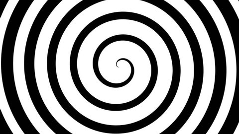 Hypnotic Turning Spiral Seamless Loop Animation Stock Footage Video ...