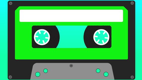 cassette tape animation Stock Footage Video (100% Royalty-free) 8743639 ...