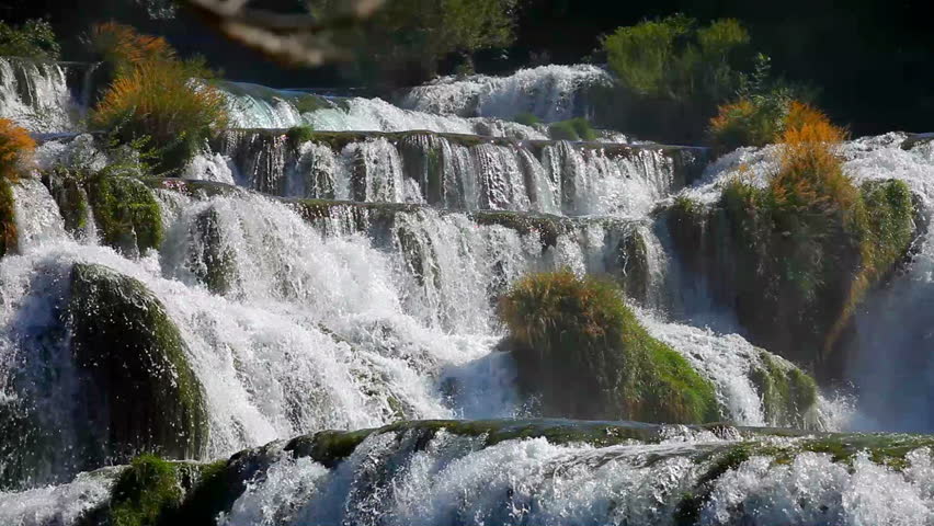 Waterfall beautiful in nature