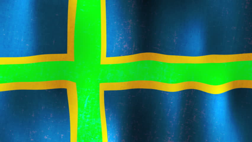 flag-of-vendsyssel-denmark-textured-stock-video-100-royaltyfri