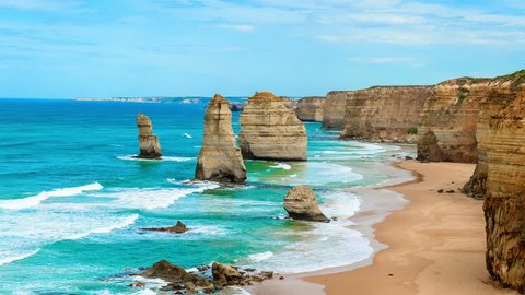 Twelve Apostles Victoriaaustralia Stock Footage Video (100% Royalty ...