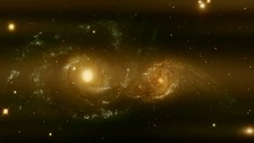 Stardust and particles in the universe, Space exploration, Video clip