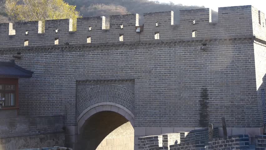 Ancient city Great Wall Battlements.Chinese cultural elements. gh2_05838