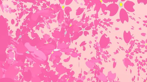 Particle of cherry _14d_. Rage cherry blossoms
/ Spring of representation in the cherry blossoms of 3D animation that rage to storm. Cherry blossom is the national flower of Japan. /