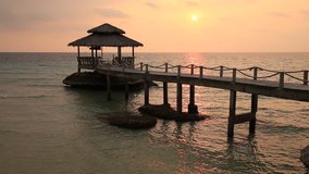 Video 1920 x 1080 - Sunset on the beach. Island Koh Kood, Thailand