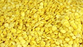 Yellow Lentils 4K UHD footage (seamless loopable)