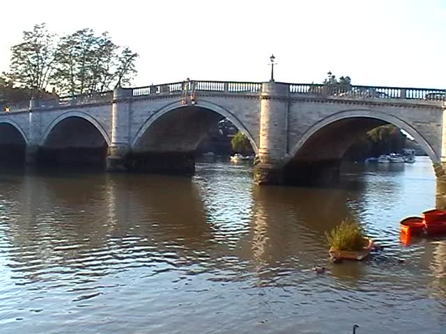 Richmond Bridge over the River Thames, London
