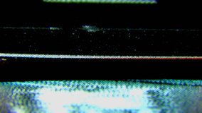 television and film static and electronic noise captured from an old television