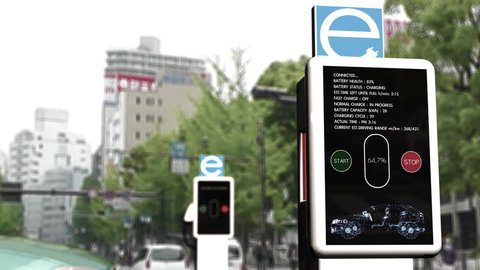 4K Electric Vehicle Charging Station in Work Photorealistic 3D Animation
4K 4096x2304 ultra high definition
EVSE and EV are near future technology which can replace the gas, oil based vehicles.