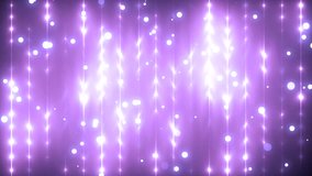 Bright flood lights disco background with waves and  lines. Bright flood lights flashing  with stars. Violet tint. Seamless loop. look more options and sets footage in my portfolio.