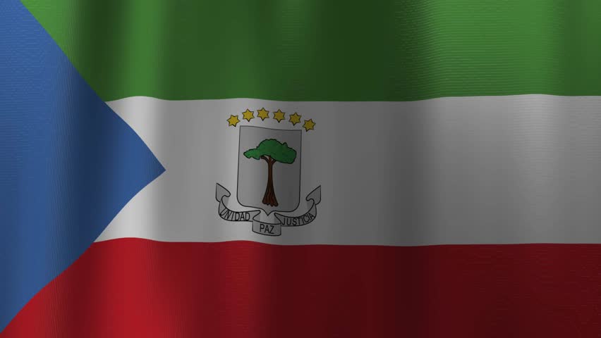 Download Flag of Equatorial Guinea Blows Stock Footage Video (100% Royalty-free) 8860651 | Shutterstock