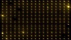Floodlights disco background. Gold creative bright flood lights flashing. Seamless loop. look more options and sets footage  in my portfolio
