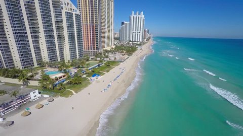 Drone video Sunny Isles Beach Florida 4k