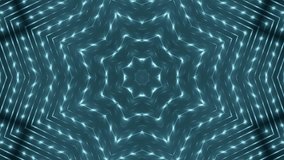 Fractal blue kaleidoscopic background. Background motion with fractal design. Disco spectrum lights concert spot bulb. More sets footage  in my portfolio.