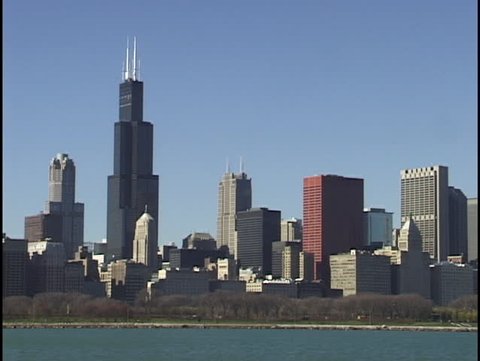 chicago skyline on lake 2