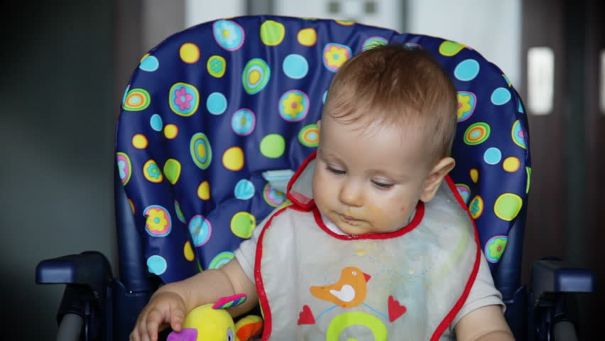 Baby boy having fun, sound included