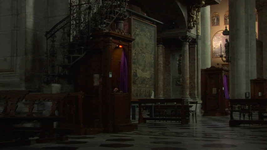 Interior view of Como Cathedral (Como Italy)