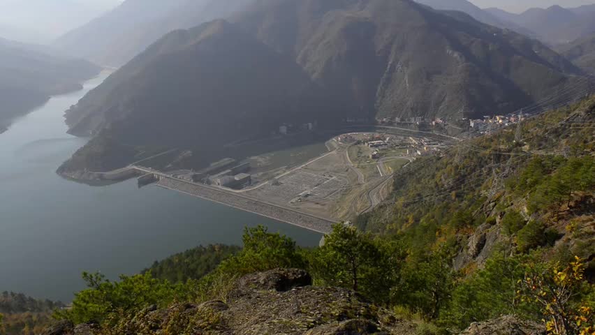 Beautiful Dam Landscape