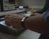 1980s video editing remote, editor at work, director writing