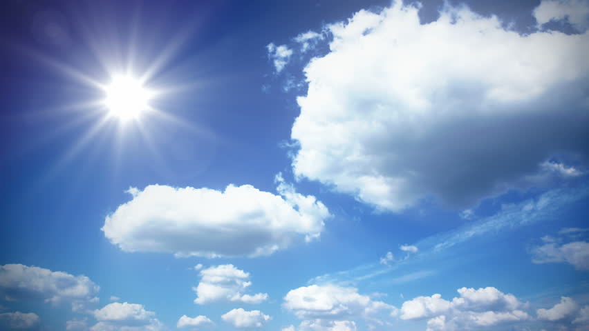 Sunny Sky with Clouds - Stock Footage Video (100% Royalty-free) 890449 |  Shutterstock