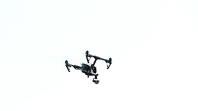 Drone flying machine in the sky